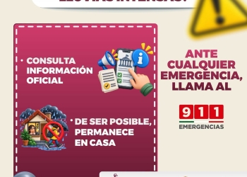 H. ayuntamiento de manzanillo, Las lluvias intensas pueden generar cambios rápidos en las condiciones de nuestro entorno