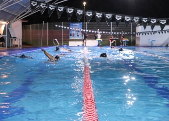 H. ayuntamiento de manzanillo, así se disfruta la Unidad Deportiva 5 de Mayo por las noches.
