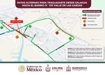 H. ayuntamiento de manzanillo, Cierran puente de Barrio V hacia Barrio IV por obras; habilitan paso peatonal