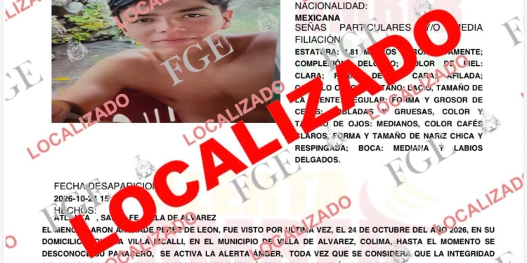 FGE-Aarón ya fue localizado.