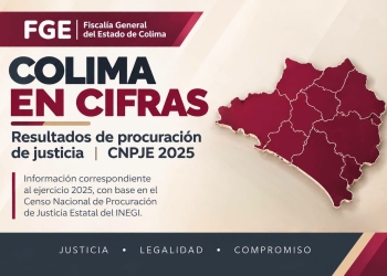 FGE-Colima en cifras: resultados de procuración de justicia 2025