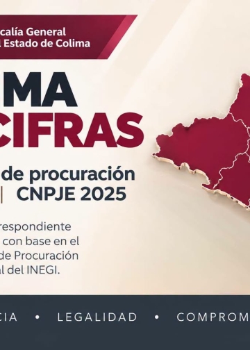 FGE-Colima en cifras: resultados de procuración de justicia 2025