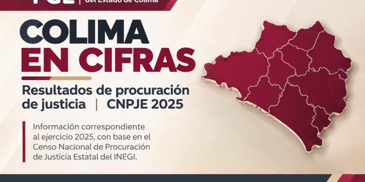 FGE-Colima en cifras: resultados de procuración de justicia 2025