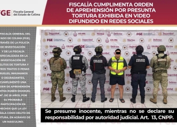 FGE-FISCALÍA CUMPLIMENTA ORDEN DE APREHENSIÓN POR PRESUNTA TORTURA EXHIBIDA EN VIDEO DIFUNDIDO EN REDES SOCIALES