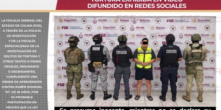 FGE-FISCALÍA CUMPLIMENTA ORDEN DE APREHENSIÓN POR PRESUNTA TORTURA EXHIBIDA EN VIDEO DIFUNDIDO EN REDES SOCIALES