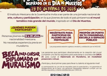 EL GOBIERNO DE MÉXICO CONVOCA A LAS Y LOS JÓVENES A CREAR EL MURAL TEMÁTICO MÁS GRANDE DEL MUNDO E IMPULSA LA FORMACIÓN DE UNA NUEVA GENERACIÓN DE MURALISTAS MEXICANOS