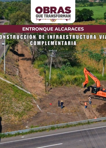 GOBIERNO COLIMA-Gobierno de Indira Vizcaíno inicia construcción de infraestructura vial en el entronque Alcaraces, en Cuauhtémoc