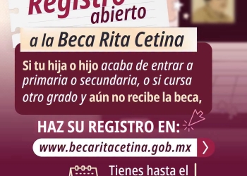 GOBIERNO COLIMA-¡Continúa el registro para la #BecaRitaCetina!