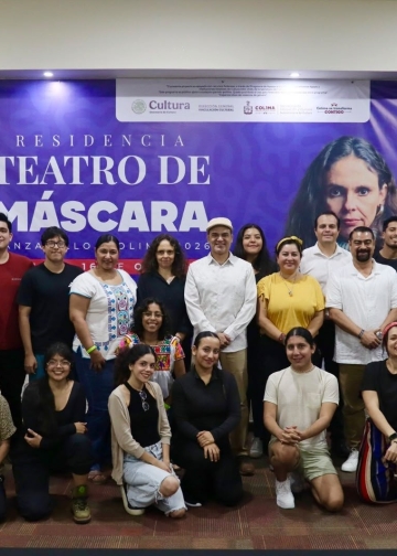 Cultura Colima inaugura Residencia Teatro de Máscara en Manzanillo; 20 artistas escénicos recibirán capacitación del 13 al 17 de octubre