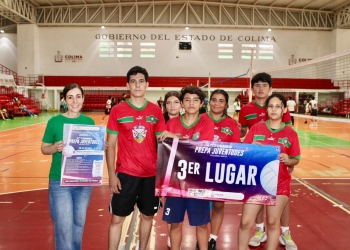 Gobierno de Indira Vizcaíno realiza 4° Torneo de Voli Prepas Juventudes; CBTIS 157 fue el campeón