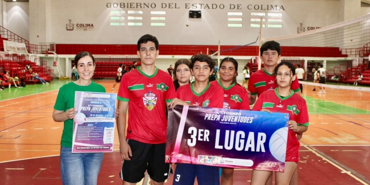 Gobierno de Indira Vizcaíno realiza 4° Torneo de Voli Prepas Juventudes; CBTIS 157 fue el campeón