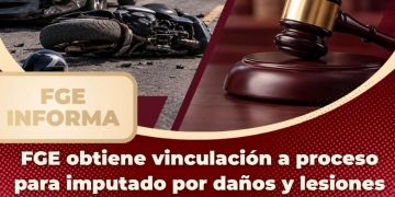 FGE obtiene vinculación a proceso para imputado por daños y lesiones culposas en Tecomán