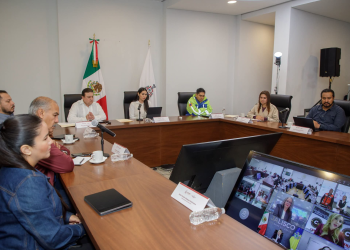 Indira informa a Presidenta Sheinbaum saldo blanco en el estado de Colima, tras el paso del huracán ‘Simón’ categoría 4
