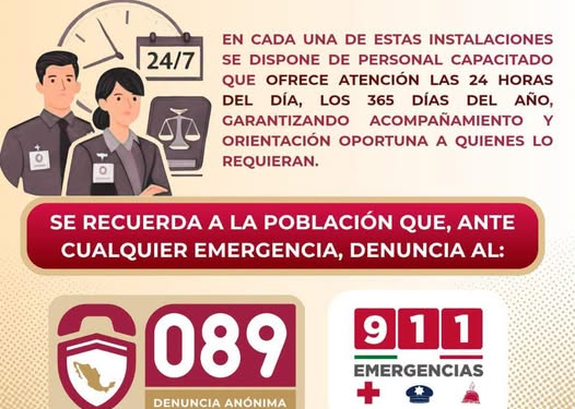 FISCALÍA DE COLIMA OFRECE ATENCIÓN PARA DENUNCIAS LAS 24 HORAS EN TODOS LOS MUNICIPIOSV