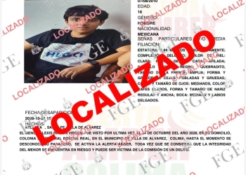 FGE-Alexis ya fue localizado.