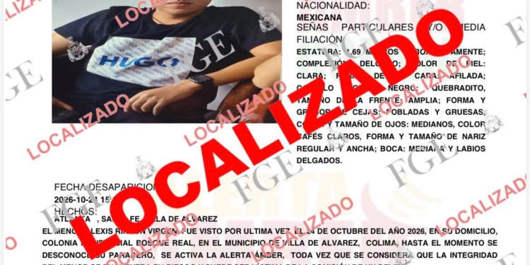 FGE-Alexis ya fue localizado.